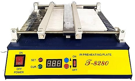 Placa de precalentamiento IR T-8280 T8280 Horno de precalentamiento T 8280 Estación de precalentamiento infrarrojo for PCB SMD BGA