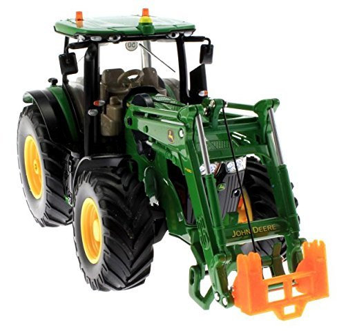Adapter für Siku Control 32 - Frontlader Zubehör an John Deere 7R und Fendt 939