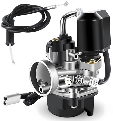Wilktop Carburateur, Carburateur de Remplacement Avec Passage de 17.5mm pour la Plupart des Scooters 50ccm de Piaggio/Gilera/Aprilia
