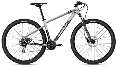 Ghost Kato Essential 29R Mountain Bike 2022 (S/40cm, Light Grey/Black - Matt)