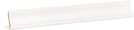 KGM Sockelleiste Schmetterling-29 Hohlkehlleiste Kiefer weiß lackiert (2400x 29 x 29 mm) - 1 Stück