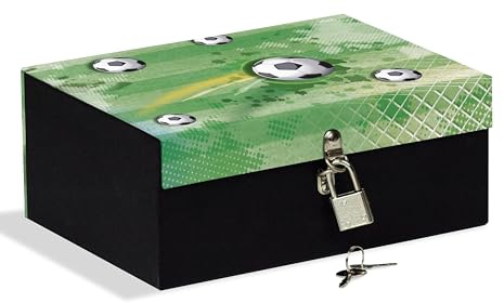 Låsbox 18,5 x 14 x 7,5 cm perfekt för hemligheter, smycken och figurer