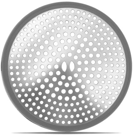 Gragloir Shower Drain Hair Catcher, 11CM Plughole Hair Catcher, Bathroom Sink Strainer, Stainless Steel Drain Cover for Shower, Kitchen, Floor, Sink Plug Protector, Reusable, Robust