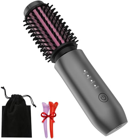 Rechargeable Cordless Hair Curling Brush
