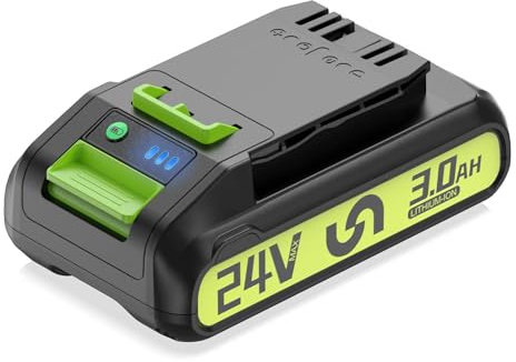 3Ah Replacement for Greenworks 24V Battery 29842 29852 BAG709 BAG710 Compatible with Greenworks 24V Batteries Power Tools 20352 22232 2508302 Cordless Tools
