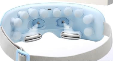 Augenmassagegerät mit Dampfkompresse,Elektrisches Augenmassagegerät mit Wärme, Bluetooth Musik,Eye massager Elektrische mit 5 Modi Augenringen und trockenen Augen, Präsent