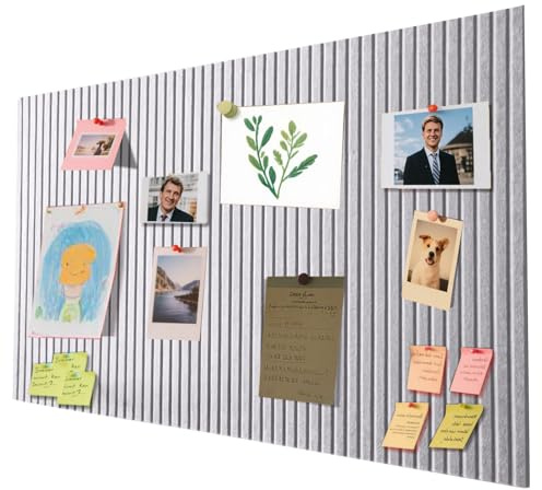 40 x 60 cm anslagstavla stor självhäftande – dekorativ anslagstavla av filt, pinvägg, korktavla, vikbar fotopanel, planeringstavla för kontor, hem och barnrum