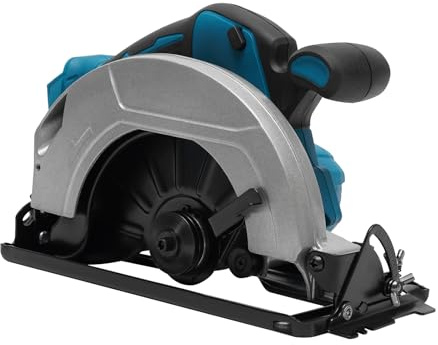 Sierra circular de 750 W, 20.000 rpm, sierra circular de mano profunda 90 mm, ángulo de corte 0-45°, motor de cobre compacto para madera, aluminio, acero, protección contra la intemperie, tapa de