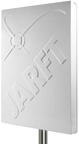 JARFT J4GMB-14 LTE Richtantenne inkl. 10m Kabel - Wetterfeste LTE Außenantenne, 14dBi Leistungsgewinn, Multiband, passend für LTE Router
