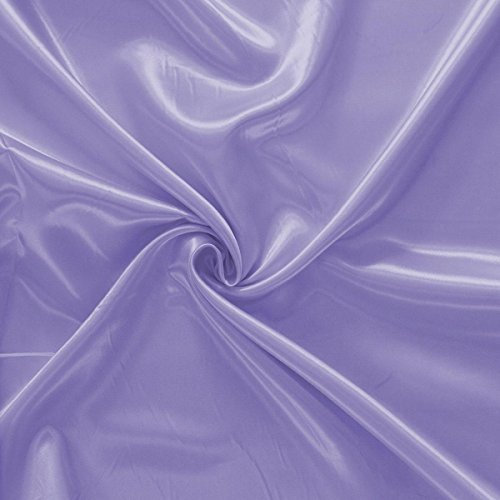 Morbidissimi Raso Satinato al metraggio per Cucito Creativo h. 150 cm - Colori Vari P671 Lilla