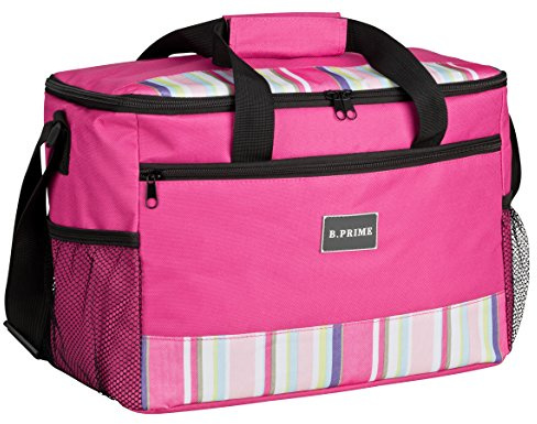 B.PRIME 20L Kylväska Classic I 36x26x22cm I Isolerad väska I Lunchväska I Kylbox I Picknickväska I Isväska I Campingväska I Picknick I Utomhus I Resor I Shopping I Bil