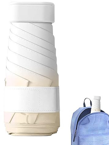 TROONZ voyage - Petit parapluie poche plat compact | Parapluie pliable à séchage rapide pour le shopping, la plage