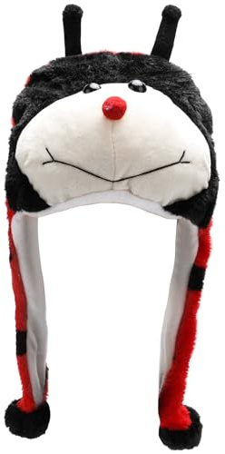 GLAMEXX24 Cappello in pelliccia animale con orecchie, cappellino animale, costume di carnevale, cappello cosplay