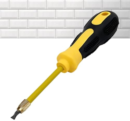 Raschiatore Per Pavimenti - Strumento Per La Rimozione Delle Piastrelle Inossidabile, Lame Per Raschietto Con Manici Ergonomici Per Colla Per Pavimenti Stucco Sigillante Giunti E Fessure Di Piastrelle