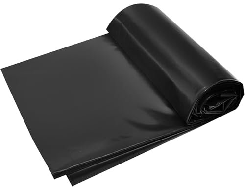 Adroiteet 10 x 10 FT Pond Liner, 20 Mil Fish Pond HDPE Liner, Pond Liners for Outdoor Ponds, Koi Ponds, Garden Fountain, Waterfall