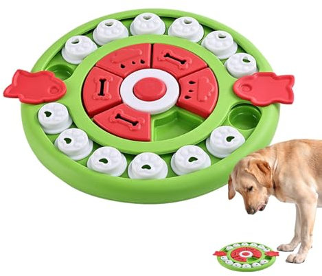 Hundeleckerli-Puzzle | Interaktives Katzen-Leckerli- und Hundefutter-Puzzle | Stimulierendes Welpen-Hunde-Anreicherungsspielzeug, Katzen-Teller-Labyrinth, Haustier-Leckerli-Trainingsspiele