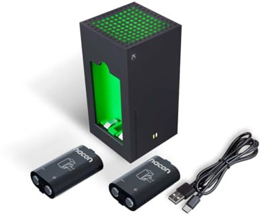 Nacon Ladegerät und Zwei Externe Akkus für Controller, kompatibel mit Xbox: Xbox One und Xbox Serie