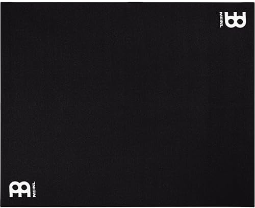 Meinl Cymbals Drum Rug Standard – 2,00 x 1,60 m Schlagzeugteppich für Standard-Setups – Anti-Rutsch Unterseite – Drumset Zubehör, Schwarz (MDR)