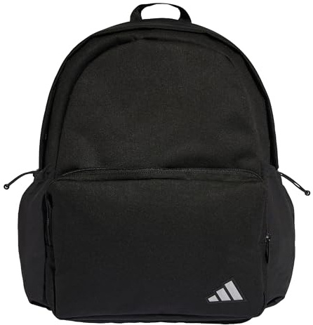 adidas Unisex ESSENTIALS BACK TO SCHOOL TOP BACKPACK, black/silver met., One size