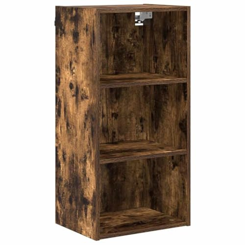 vidaXL Armoire Suspendue Chêne fumé 40 x 29,5 x 80 cm