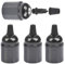 FOCCTS 4 Stück Glühbirnen E27 Glühbirne Adapter (φ38 * H50mm) Bulbhead Light Converter zu E27 Lampenfassung mit Glühbirnenhalter für Vintage Glühbirne Wasserdichte isolierte Glühbirne Schraube
