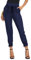 GRACE KARIN Damen Hose High Waist Elegant Casual Bleistifthose Herbst Hose mit Taschen M Navyblau CL010903-9