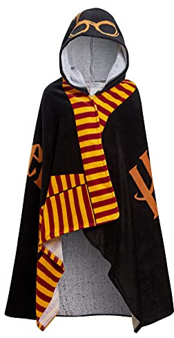Harry Potter Hooded Towel 100% Cotton Kids Poncho Hogwarts Boys Girls Bathtowel Beach Toweling Swimming Wrap Changing Cover Up