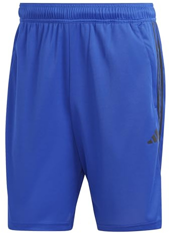 Adidas Herren Train Essentials Piqué 3-Stripes Training Shorts, Lucid Blue/Black, XXL