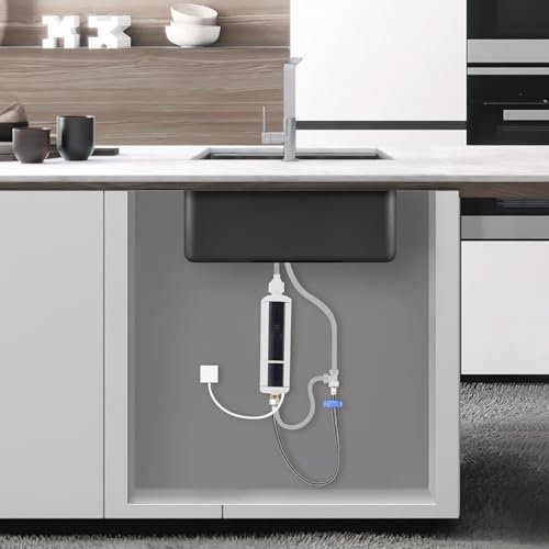 Scaldacqua elettrico piccolo scaldabagno istantaneo istantaneo, piccolo scaldabagno elettrico istantaneo per WC, bagno, appartamenti, ecc. LS-LY35D 3500 W 220 V