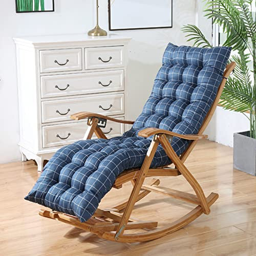 Premium Extra Thick Padded Sun Lounger Cushions 48x120cm Chair Pad for Patio Garden Lounging Soft Deckchair Seat Cover for Ultimate Comfort Indoor Outdoor Relaxation Essential