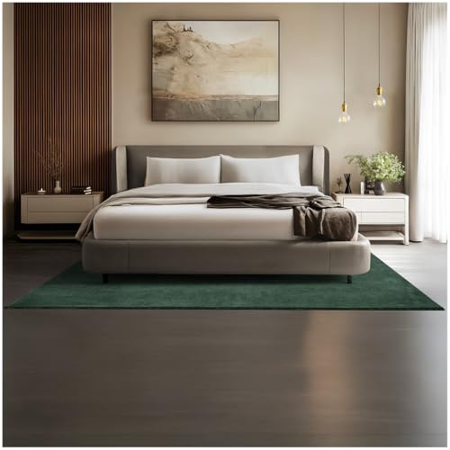 TecTake® Alfombra Salon Moderna, Alfombra Pelo Corto, Antideslizante, Ideal para Decoracion Salon y Dormitorio, Alfombra Habitación, Fácil de Cuidar, Alfombras Pasillo - 160 x 230 cm Verde