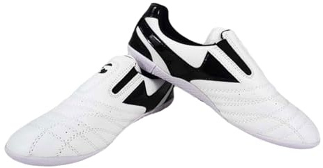 Fooceoute Artes Marciales Zapatilla De Boxeo,Zapatillas De Taekwondo Antideslizantes,Zapatos Taekwondo Artes Marciales,Apariencia Simple,Adecuado para Taekwondo,Boxeo