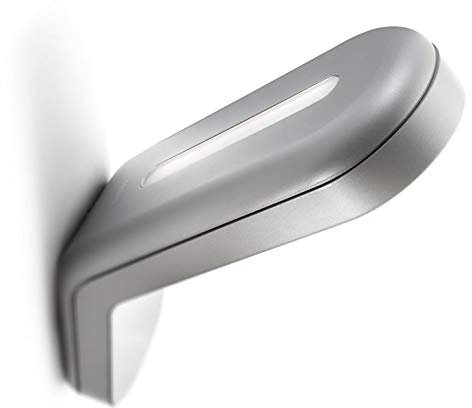 Philips Lighting Lampadario da Parete Senza Sensore, Attacco 2G7, 11 W, Lampadina Inclusa, Grigio