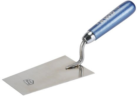 KWB Bern Llana de Alisar Inoxidable 140 mm, Llana de albañil, Acero Inoxidable, Llana Trapezoidal, Llana de Alisar