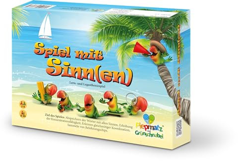 Piepmatz und Grünschnabel SPIEL MIT SINN(EN) Lernspiel Wörter lernen | Lesen, schreiben, lautieren, Pantomime | ausgezeichnet mit dem Dyslexia Quality Award | für 2-8 Spieler ab 8 Jahren