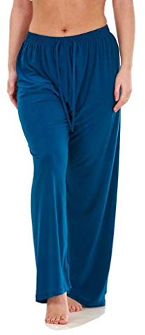 Apparel Ladies Women Trouser Elasticated Wide Leg High Waist ITY Regular Pants Black Red