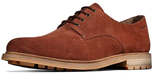 Clarks Foxwell Hall, Scarpe Stringate Derby Uomo, Marrone (British Tan British Tan), 42 EU