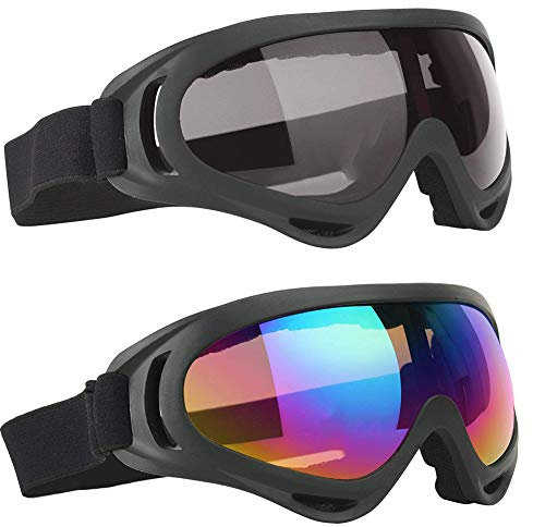 BETOY Kinder Skibrille, UV-Schutz Anti-Fog Skibrille Für Damen und Herren Jungen und Mädchen für Wintersportarten ski Goggles UV400 Schutz Snowboardbrille Anti-Schwindel Schneebrille für Skifahren