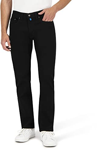 Pierre Cardin Herren Jeans Lyon | Männer Hose | Tapered Fit | Black Black Raw Washed | Black Black raw 8047 9800 | 36W - 30L