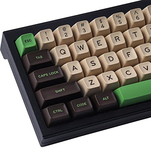 JakeTsai Tastenkappen, 172 Tasten SA-Profil Double Shot Tastenkappen-Set mit 2,75u, 3u, 6,25u und 7u Leertaste für Cherry Mx Switches ISO ANSI Layout Mechanische Tastatur
