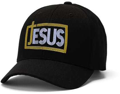 Cross Christian Baseball Cap Embroidered Baseball Hat Sports Classic Adjustable Hat Trucker for Men Women