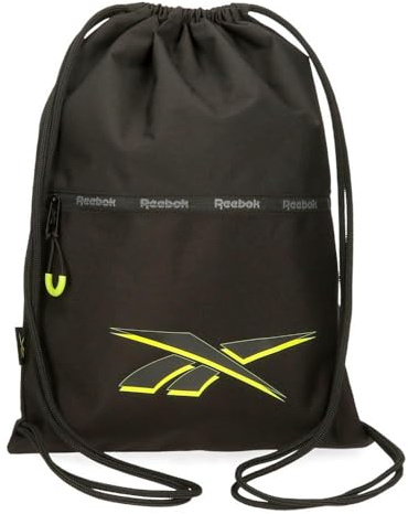 Reebok Berlin Mochila Saco, Negro, 35x46 cms