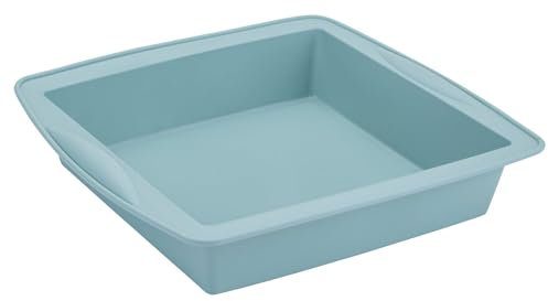 Dr. Oetker Stampo da forno per torte, dolci, brownie, resistente da -40 °C a +200 °C, stampo per torte in silicone con proprietà antiaderenti, dimensioni 28x26x5 cm