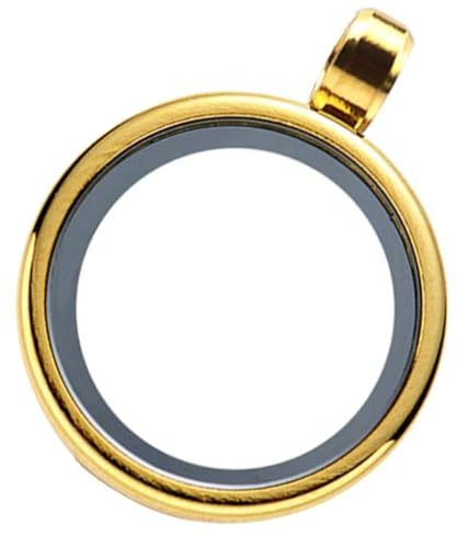 KONTONTY Gawu-Ask I Rostfritt Hänge Fotomedaljonger Hänge Flytande Medaljong I Rostfritt Halsband Medaljong Fotoram I Rostfritt Fotomedaljonghängen Smyckesberlocker
