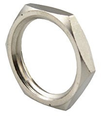 Dadi esagonali con filettatura in ottone nichelato, acciaio inox, raccordi zincati (G 1/2, acciaio inox 4A)