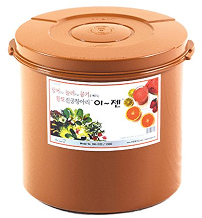 E-Jen Kimchi Premium - Contenitore per fermentazione probiotica per kimchi, con coperchio interno rotondo (32 L)