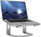 Konsol Laptopständer: Demontierbar mit Belüftung, Tragbarer Notebook Ständer Kompatibel mit Laptop 10 inch~15.9 inch MacBook, HP, Dell, Lenovo, Samsung, Acer, Huawei (Silber Curved)