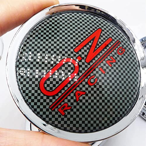 WOAFEY Nabendeckel 4 STÜCKE 75mm für OZ Racing Car Rad Center Hub Cap Auto Styling Felgen Abdeckung Badge Emblem Aufkleber Radnabenkappen,C