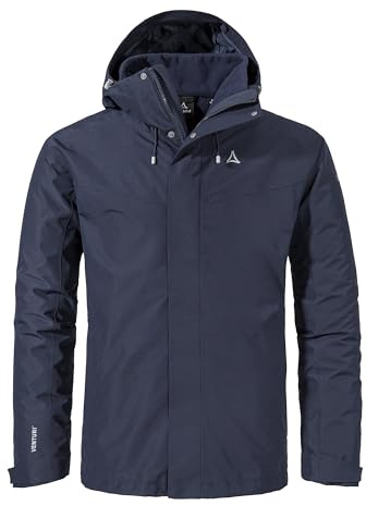 Schöffel Herren 3in1 Jacket Style Okere MNS, wasserdichte, atmungsaktive Outdoorjacke mit herausnehmbarer Fleecejacke, navy blazer, 52