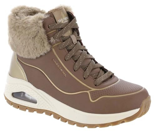 Skechers Women's Uno Rugged Ankle Boot, marrón, 39 EU